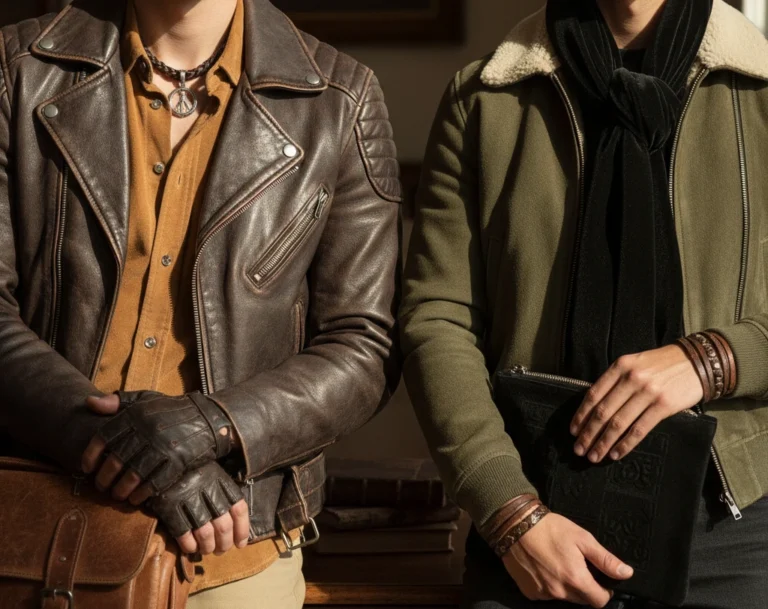 Leather and suede garments